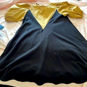 Cute baby doll knee length dress.